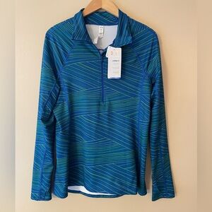 Under Armour Coldgear Fitted Longsleeve Half Zip Pullover Shirt Size Large NEW